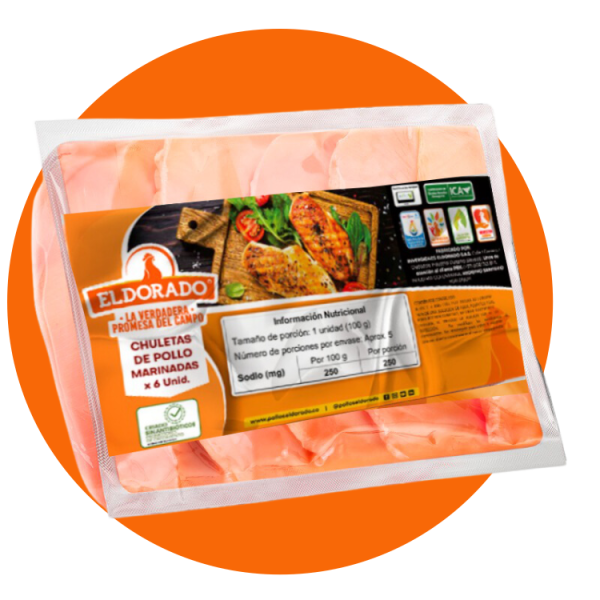 Chuletas de Pollo x 6 uds. (Termoformado)